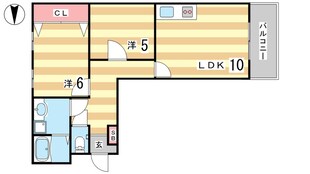 アルカディア三宮の物件間取画像